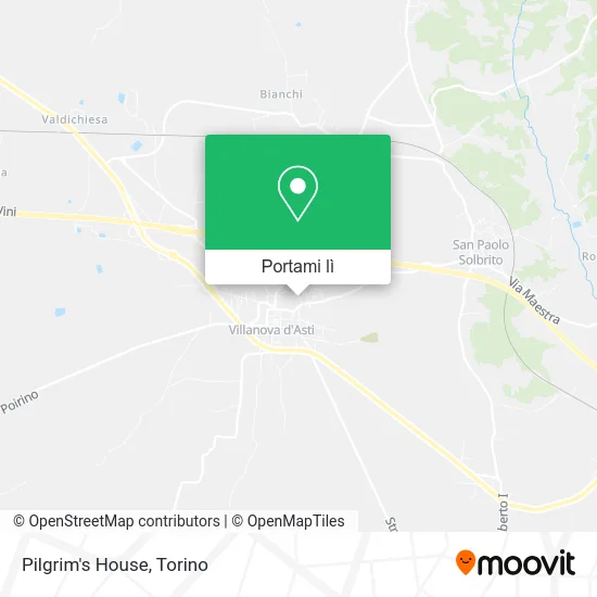 Mappa Pilgrim's House