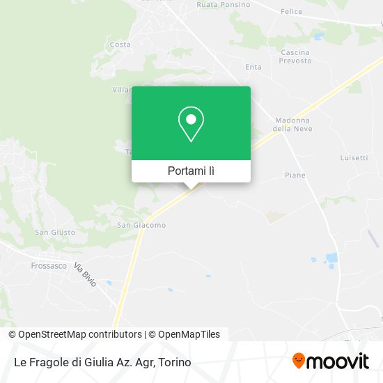Mappa Le Fragole di Giulia Az. Agr