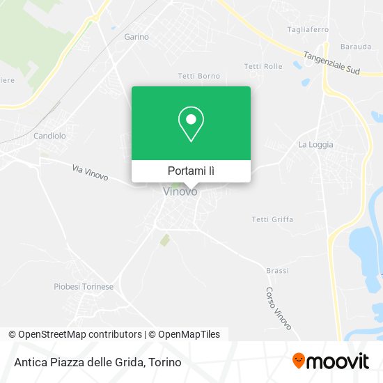 Mappa Antica Piazza delle Grida