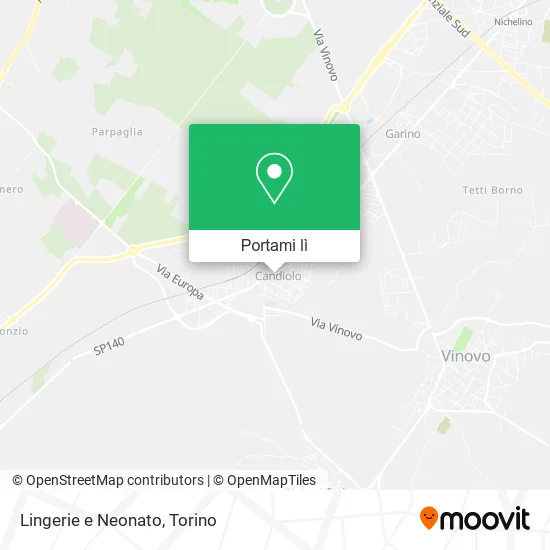 Mappa Lingerie e Neonato