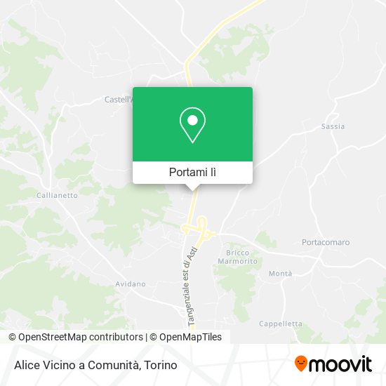 Mappa Alice Vicino a Comunità