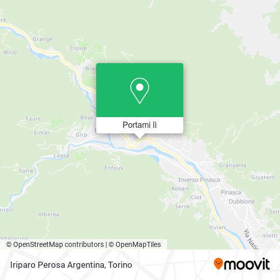 Mappa Iriparo Perosa Argentina
