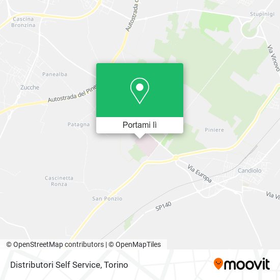 Mappa Distributori Self Service