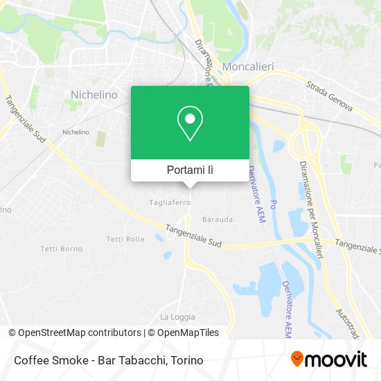 Mappa Coffee Smoke - Bar Tabacchi