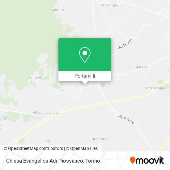 Mappa Chiesa Evangelica Adi Piossasco