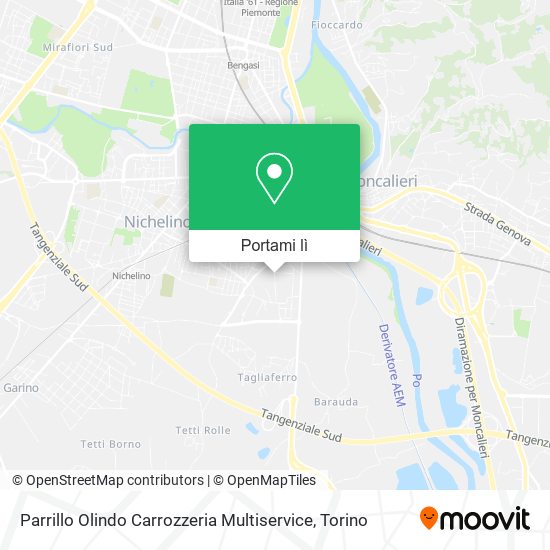 Mappa Parrillo Olindo Carrozzeria Multiservice