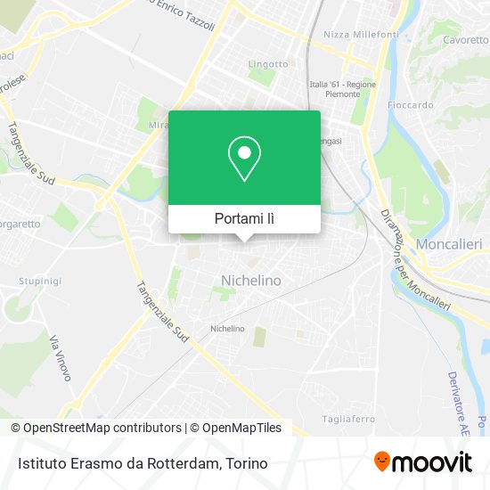 Mappa Istituto Erasmo da Rotterdam