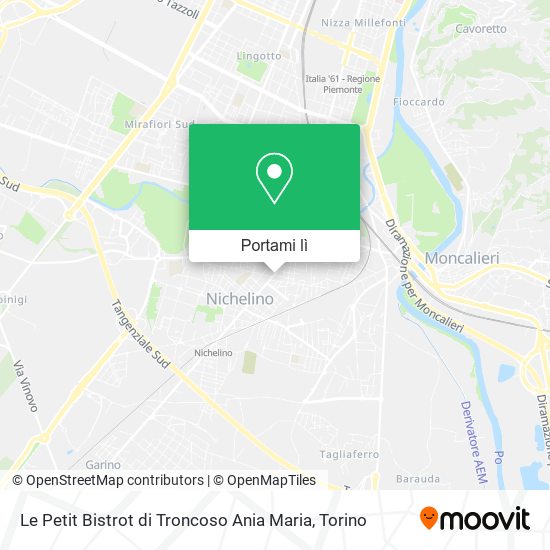Mappa Le Petit Bistrot di Troncoso Ania Maria