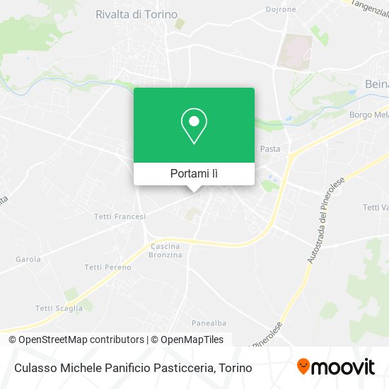 Mappa Culasso Michele Panificio Pasticceria