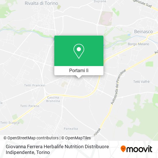 Mappa Giovanna Ferrera Herbalife Nutrition Distribuore Indipendente