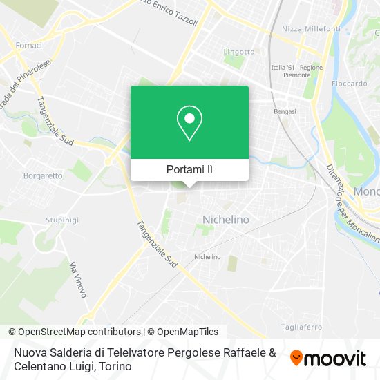 Mappa Nuova Salderia di Telelvatore Pergolese Raffaele & Celentano Luigi