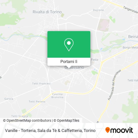 Mappa Vanille - Torteria, Sala da Tè & Caffetteria