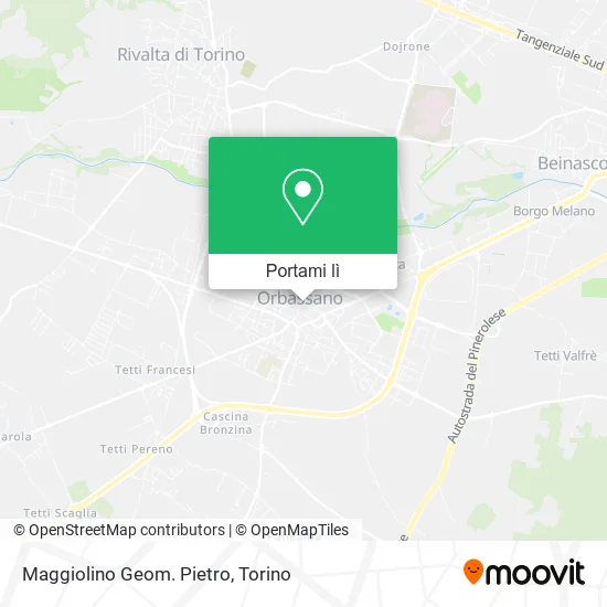 Mappa Maggiolino Geom. Pietro