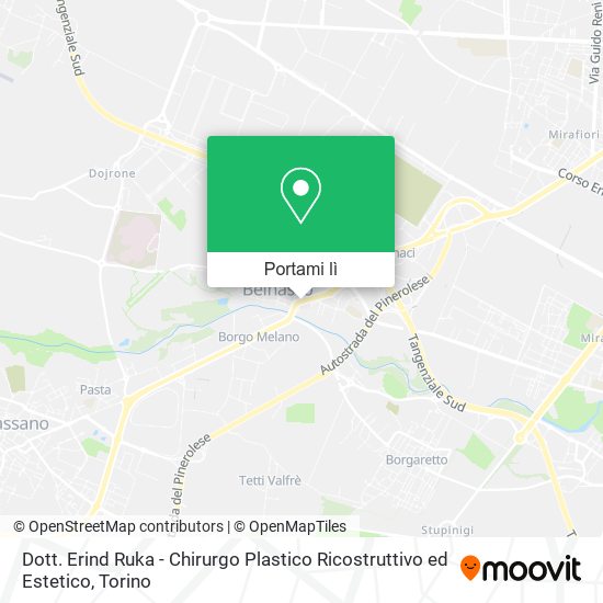 Mappa Dott. Erind Ruka - Chirurgo Plastico Ricostruttivo ed Estetico