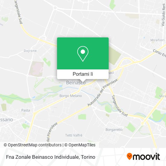Mappa Fna Zonale Beinasco Individuale