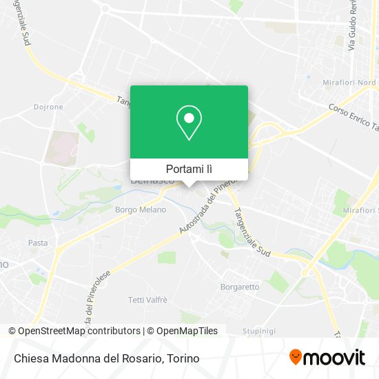 Mappa Chiesa Madonna del Rosario