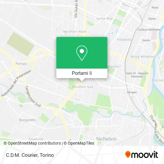 Mappa C.D.M. Courier