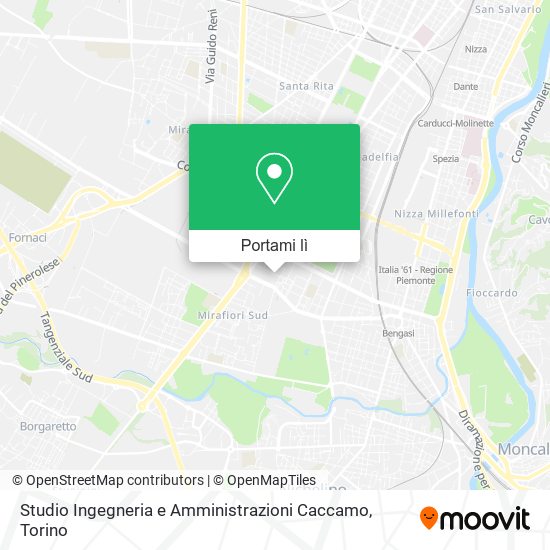 Mappa Studio Ingegneria e Amministrazioni Caccamo