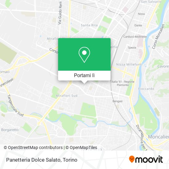 Mappa Panetteria Dolce Salato