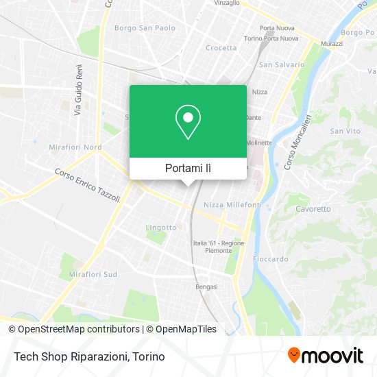 Mappa Tech Shop Riparazioni