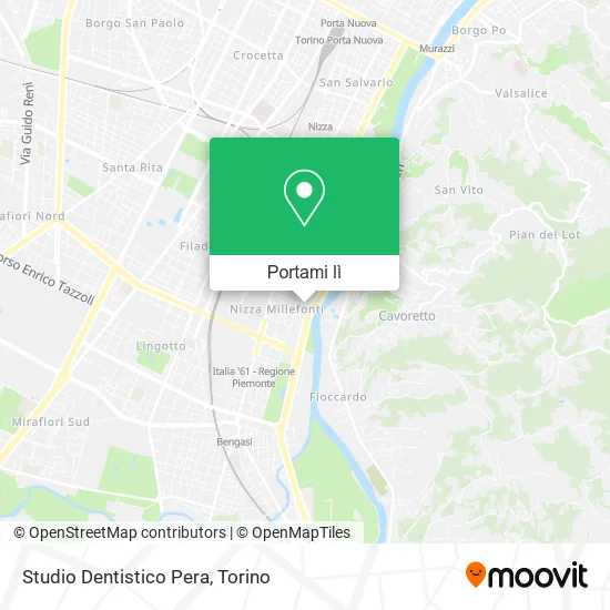 Mappa Studio Dentistico Pera