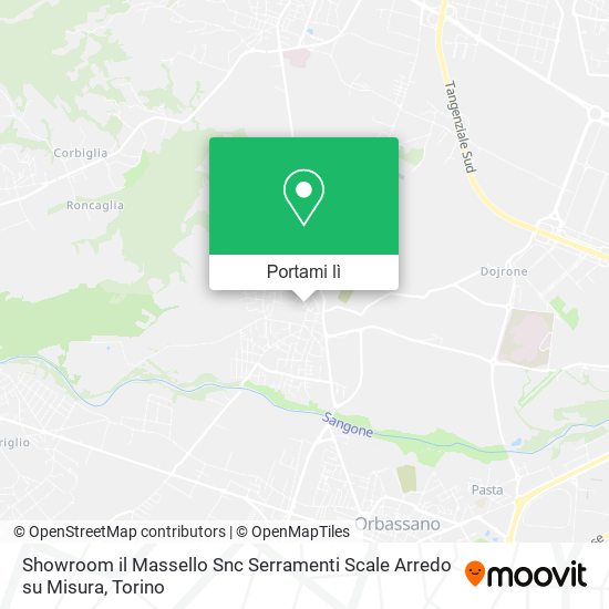 Mappa Showroom il Massello Snc Serramenti Scale Arredo su Misura