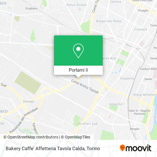 Mappa Bakery Caffe' Affetteria Tavola Calda