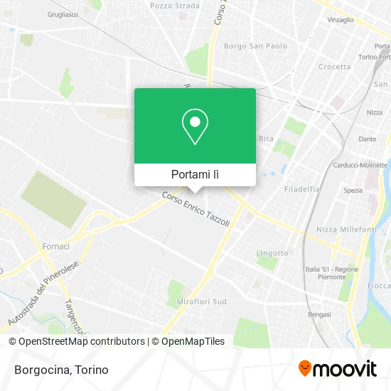 Mappa Borgocina