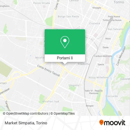 Mappa Market Simpatia