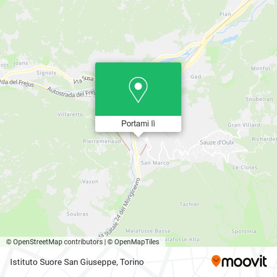 Mappa Istituto Suore San Giuseppe