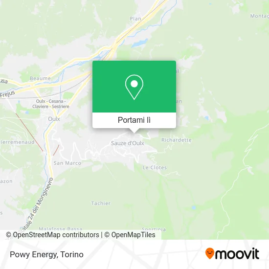 Mappa Powy Energy