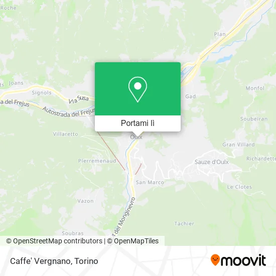 Mappa Caffe' Vergnano