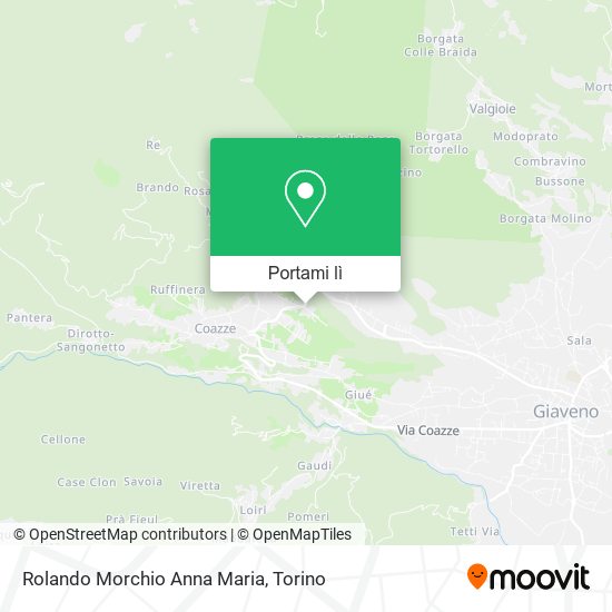 Mappa Rolando Morchio Anna Maria