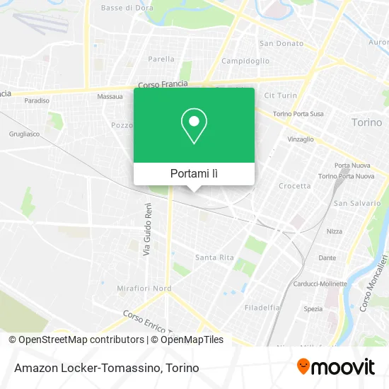 Mappa Amazon Locker-Tomassino
