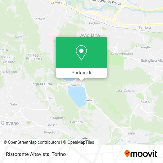Mappa Ristorante Altavista