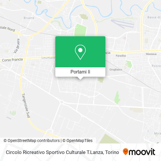 Mappa Circolo Ricreativo Sportivo Culturale T.Lanza