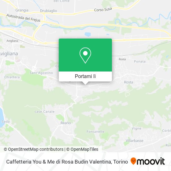 Mappa Caffetteria You & Me di Rosa Budin Valentina