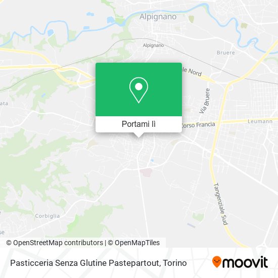 Mappa Pasticceria Senza Glutine Pastepartout