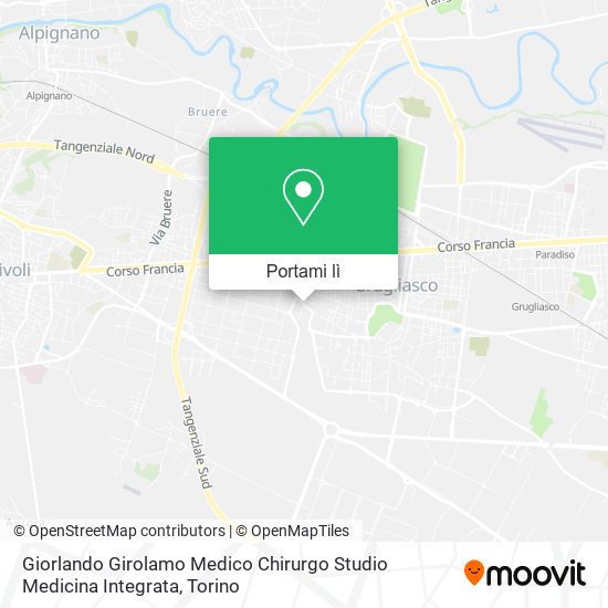 Mappa Giorlando Girolamo Medico Chirurgo Studio Medicina Integrata