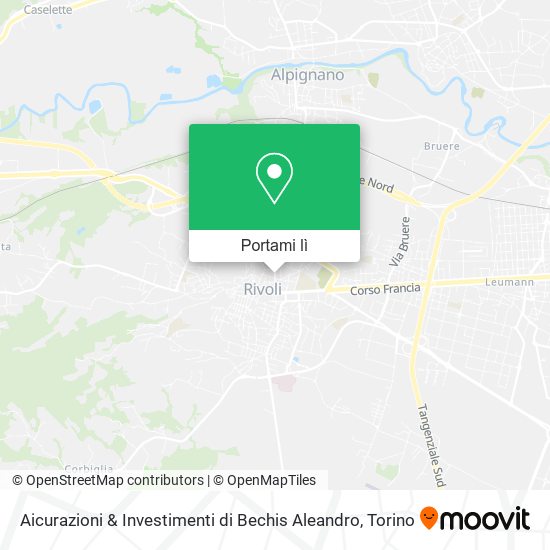 Mappa Aicurazioni & Investimenti di Bechis Aleandro