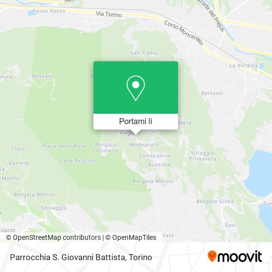 Mappa Parrocchia S. Giovanni Battista