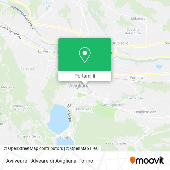 Mappa Avilveare - Alveare di Avigliana