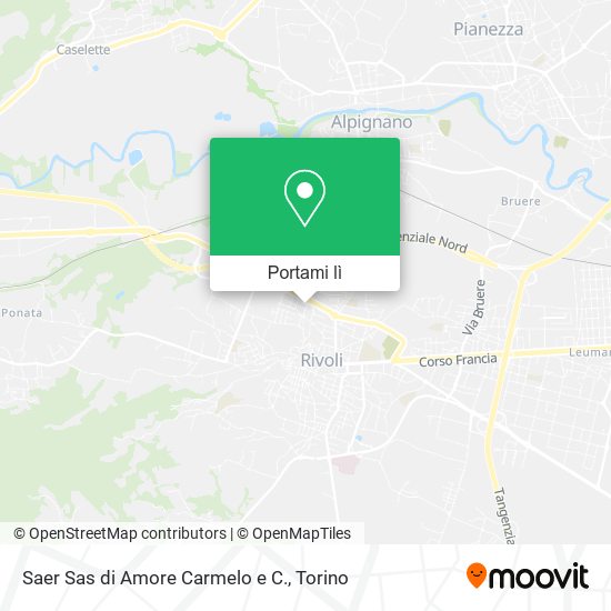 Mappa Saer Sas di Amore Carmelo e C.
