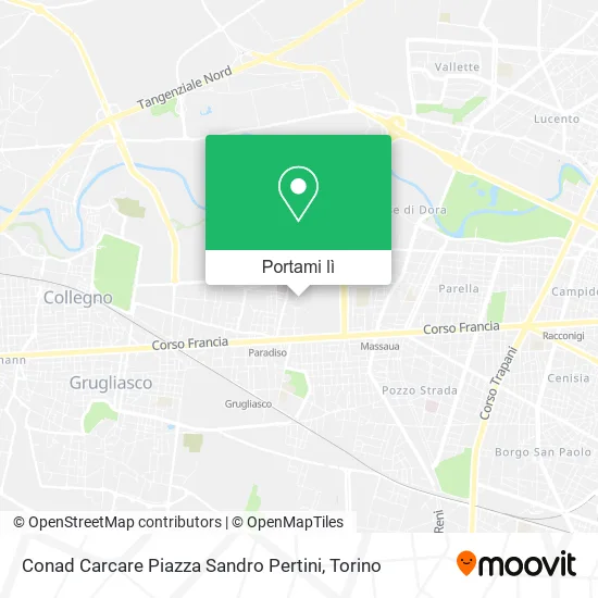Mappa Conad Carcare Piazza Sandro Pertini