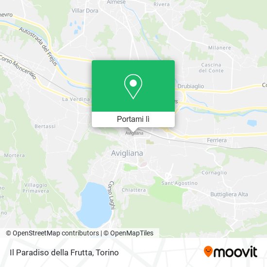 Mappa Il Paradiso della Frutta
