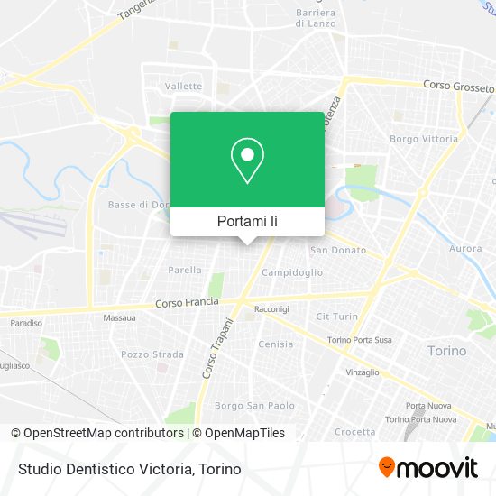 Mappa Studio Dentistico Victoria