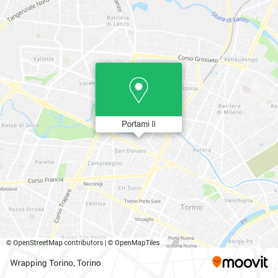 Mappa Wrapping Torino