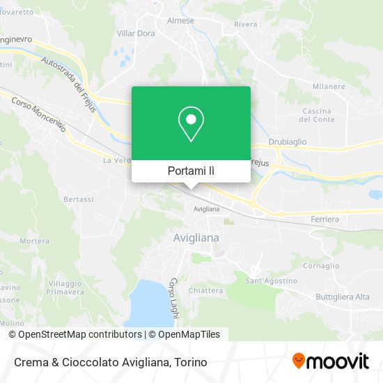 Mappa Crema & Cioccolato Avigliana