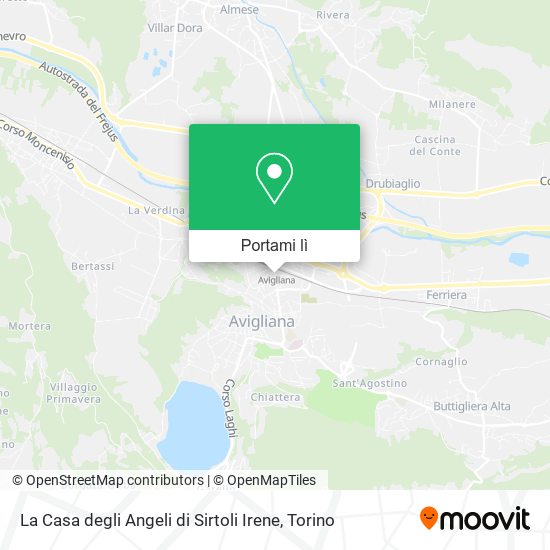 Mappa La Casa degli Angeli di Sirtoli Irene