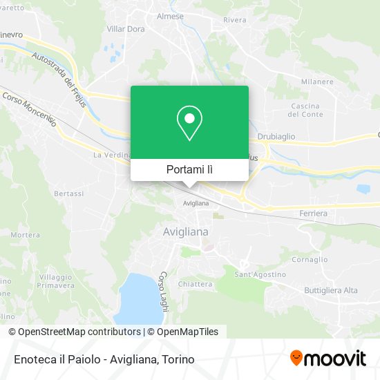 Mappa Enoteca il Paiolo - Avigliana